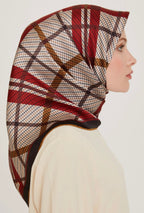 Armine 24 Kış İpek Eşarp-20 Kiremit