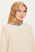 Armine 24 Kış İpek Eşarp-24 Hardal