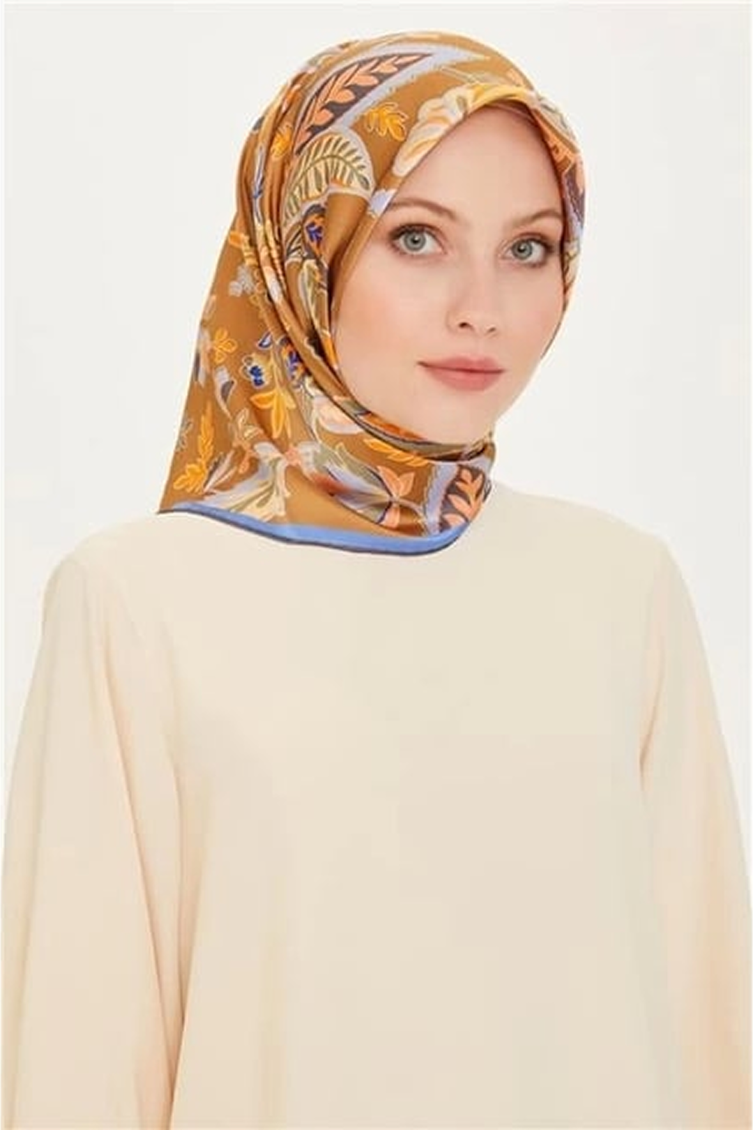 Armine 24 Kış İpek Eşarp-24 Hardal