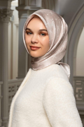 Armine 24 Kış İpek Eşarp-26 Taş Rengi