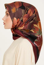 Armine 24 Kış İpek Eşarp-27 Bordo