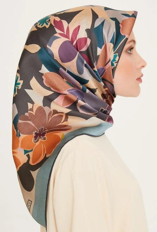Armine 24 Winter Silk Scarf - 27 Mint