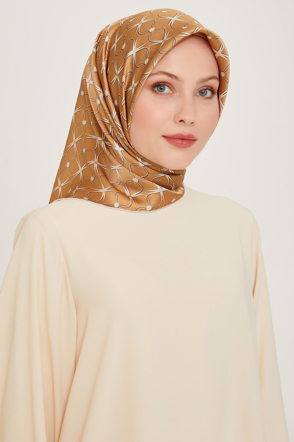 Armine 24 Kış İpek Eşarp-28 Hardal