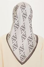 Armine 24 Kış İpek Eşarp-3 Füme