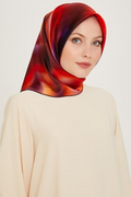 Armine 24 Kış İpek Eşarp-32 Mürdüm