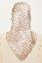 Armine 24 Kış İpek Eşarp-5 Krem