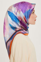 Armine 24 Kış İpek Eşarp-7 Mandalin