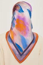 Armine 24 Kış İpek Eşarp-7 Mandalin