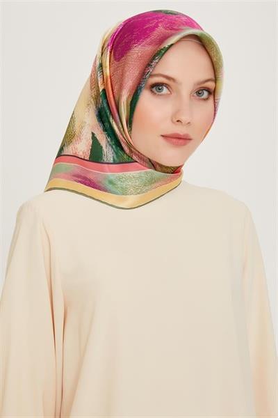 Armine 24 Kış İpek Eşarp-7 Sarı