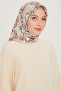 Armine 24 Kış İpek Eşarp-8 Taş Rengi