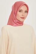 Armine 24 Kış İpek Eşarp-9 Fuşya