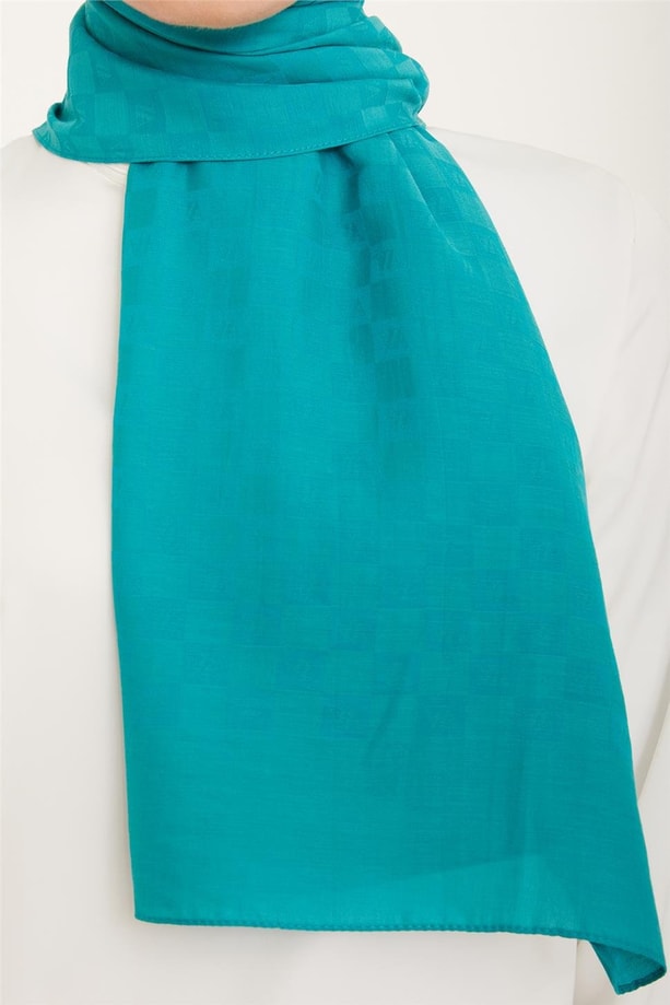 Armine 24y Trend Monogram Turkuaz