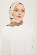 Armine 24yaz İpek Eşarp-1 Hardal