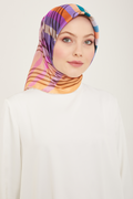 Armine 24Summer Silk Scarf-14 Pink