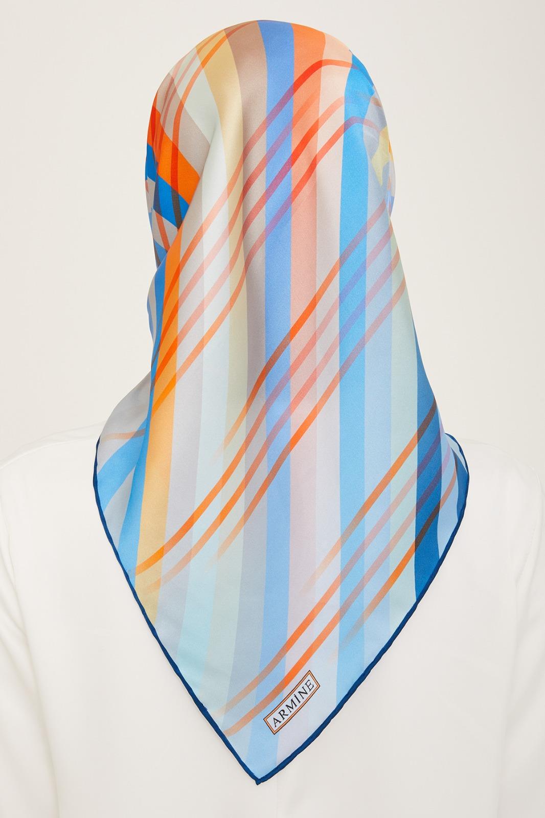 Armine 24 Summer Silk Scarf - 14 Stone Color