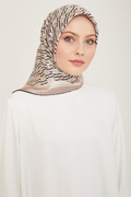 Armine 24Summer Silk Scarf-15 Silver