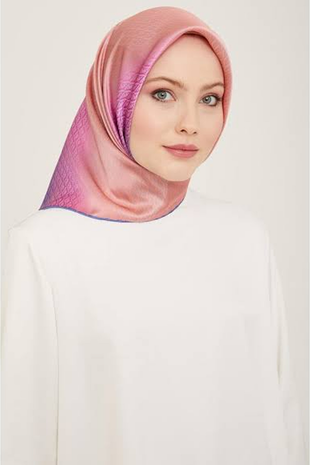 Armine 22 Summer Silk Scarf - 18 Aqua Green