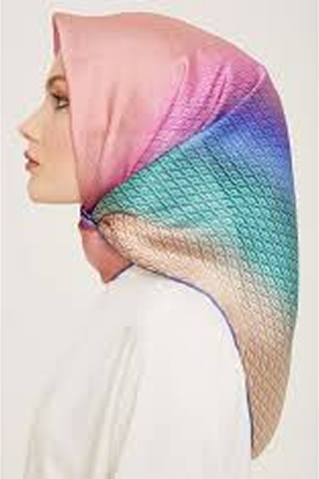Armine 22 Summer Silk Scarf - 18 Aqua Green