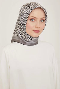 Armine 24yaz İpek Eşarp-20 Gri