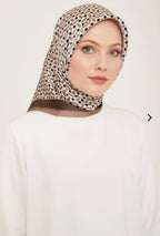 Armine 24yaz İpek Eşarp-20 Vizon