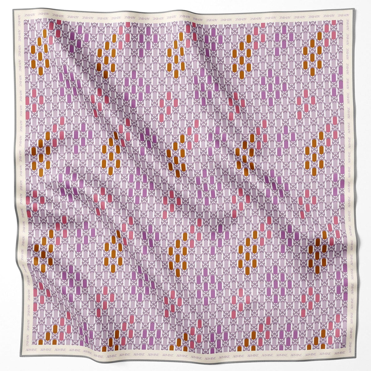 Armine 24summer Silk Scarf-21 Lilac