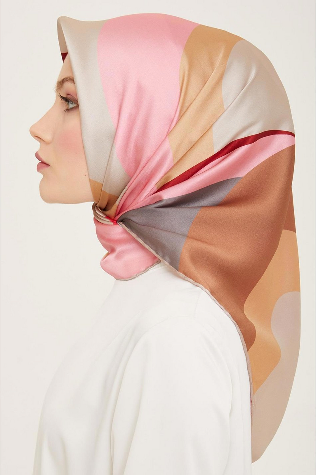 Armine 24 Summer Silk Scarf - 24 Camel