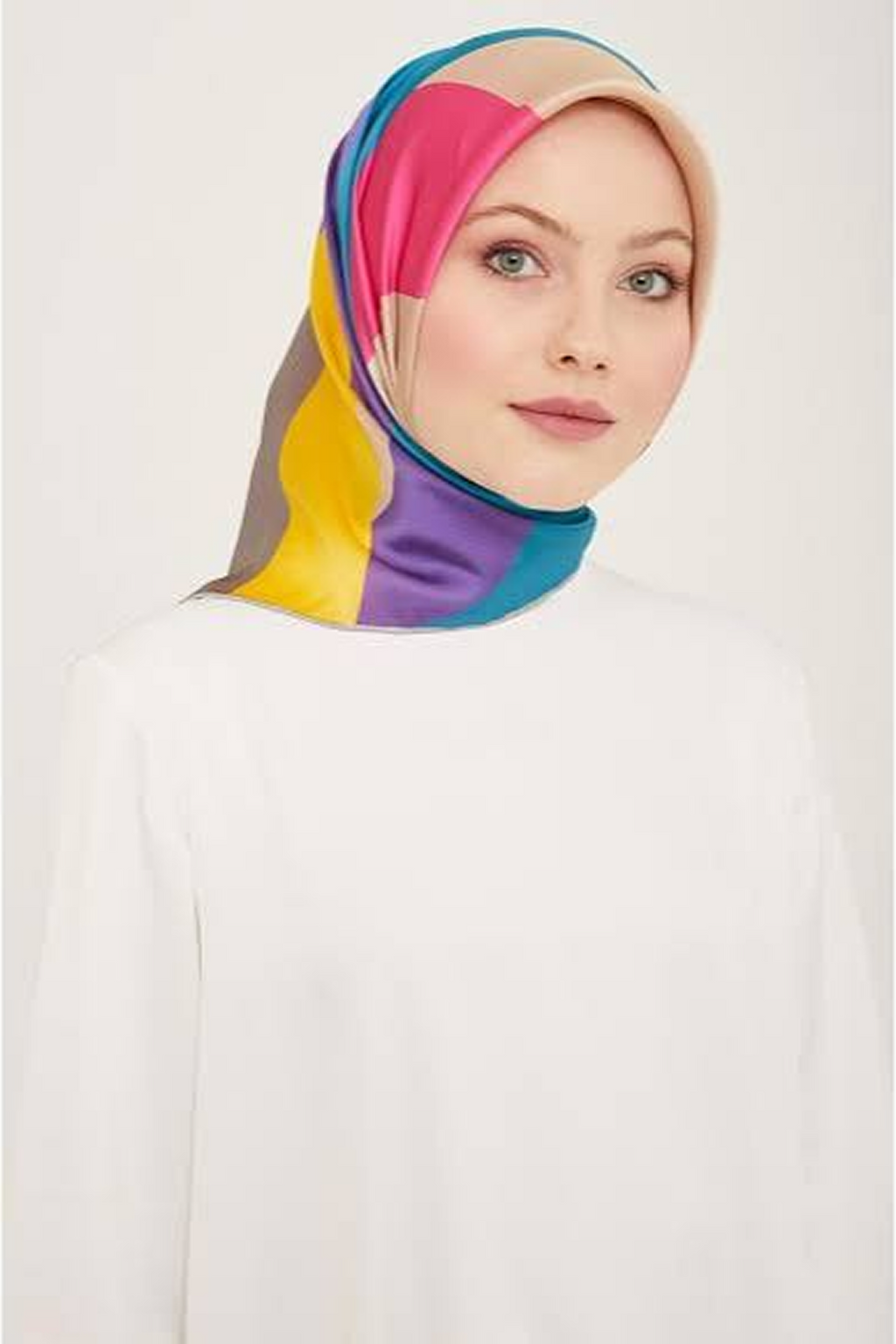 Armine 24 Summer Silk Scarf - 24 Purple