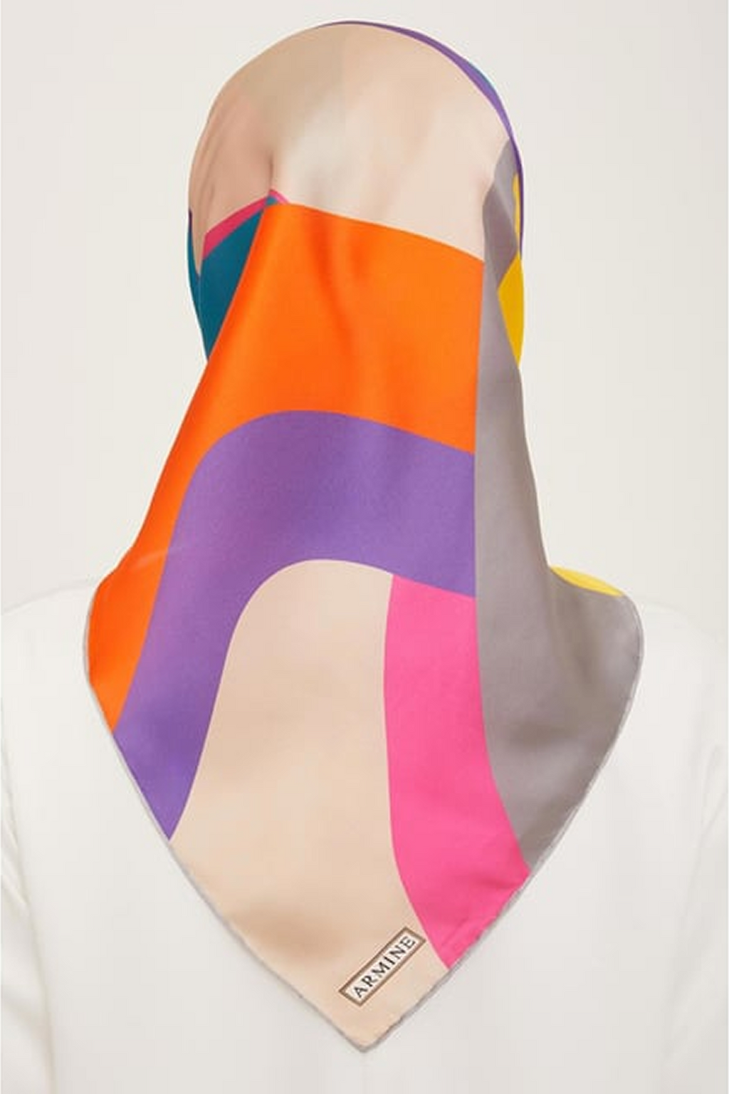 Armine 24 Summer Silk Scarf - 24 Purple