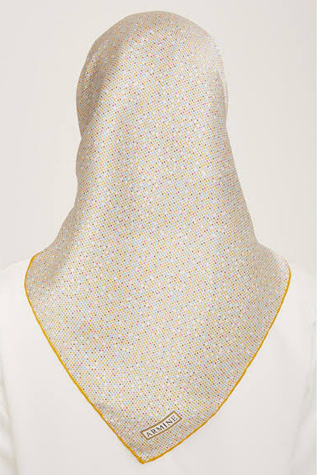 Armine 24summer Silk Scarf-26 Yellow