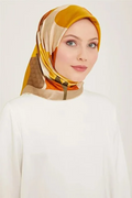 Armine 24yaz İpek Eşarp-28 Gold