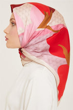 Armine 24yaz İpek Eşarp-28 Pembe