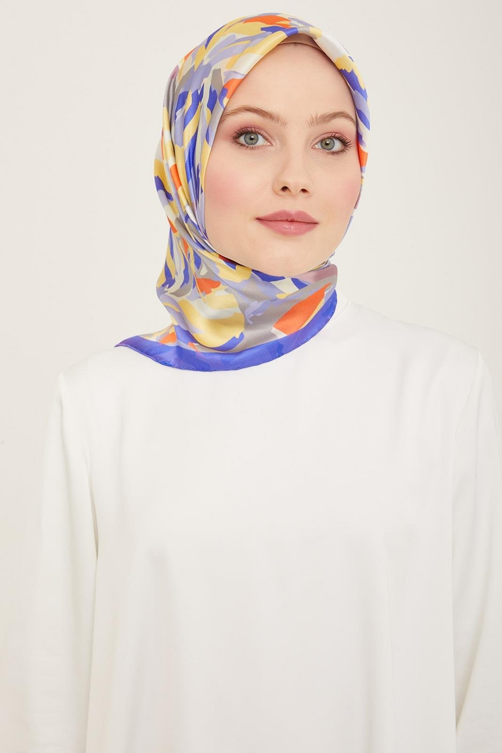Armine 24yaz İpek Eşarp-29 Mor