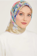 Armine 24yaz İpek Eşarp-33 Olive