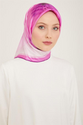 Armine 24yaz İpek Eşarp-40 Pembe