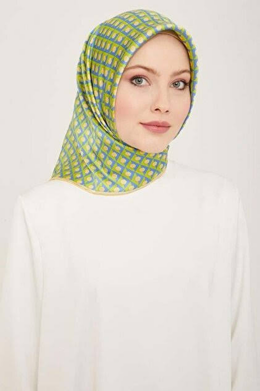 Armine 24summer Silk Scarf-5 Lilac