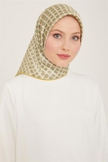 Armine 24yaz İpek Eşarp-9 Turkuaz