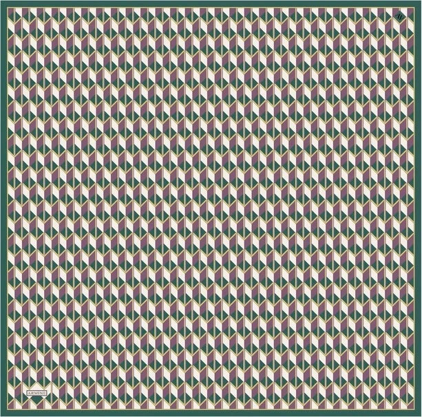 Armine 25 Yaz 9309 Saf İpek Twill Eşarp Zümrüt