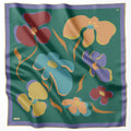 Armine 25 Yaz 9317 Saf İpek Twill Eşarp Yeşil