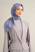 Armine 25 Yaz 9321 Saf İpek Twill Eşarp Lila