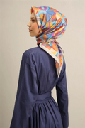 Armine 25 Yaz 9329 Saf İpek Twill Eşarp Gri