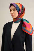 Armine 25 Yaz 9331 Saf İpek Sura Eşarp Bordo