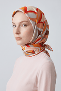 Armine 25 Yaz 9336 Saf İpek Twill Eşarp Vizon