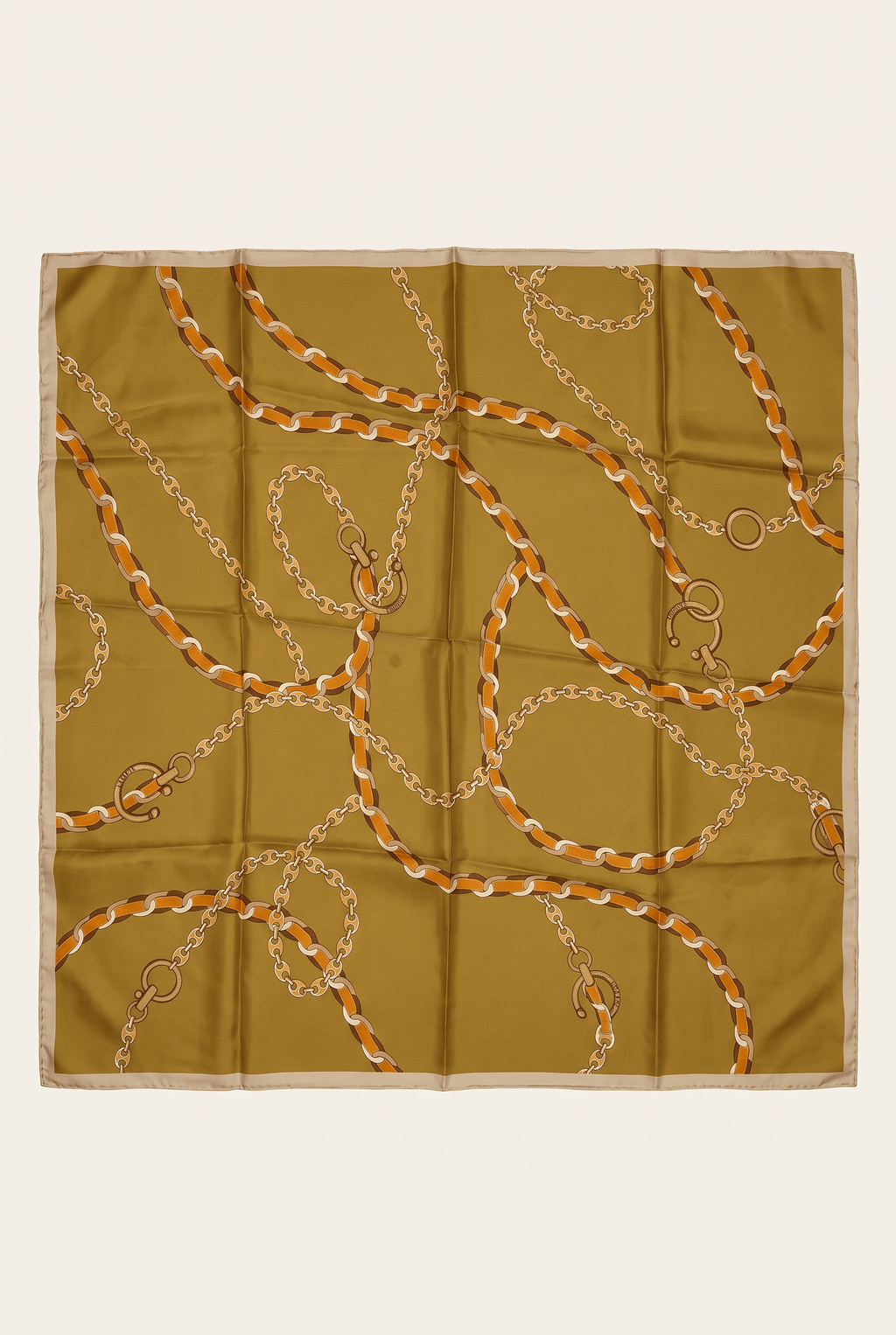 Armine 25 Yaz 9346 Saf İpek Twill Eşarp Yeşil