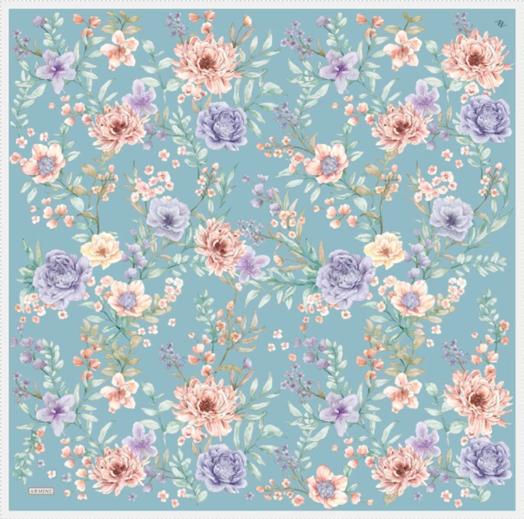 Armine 25 Yaz 9347 Saf İpek Twill Eşarp Çağla