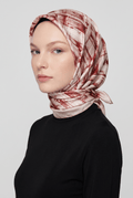 Armine 25 Yaz 9350 Saf İpek Sura Eşarp Bordo