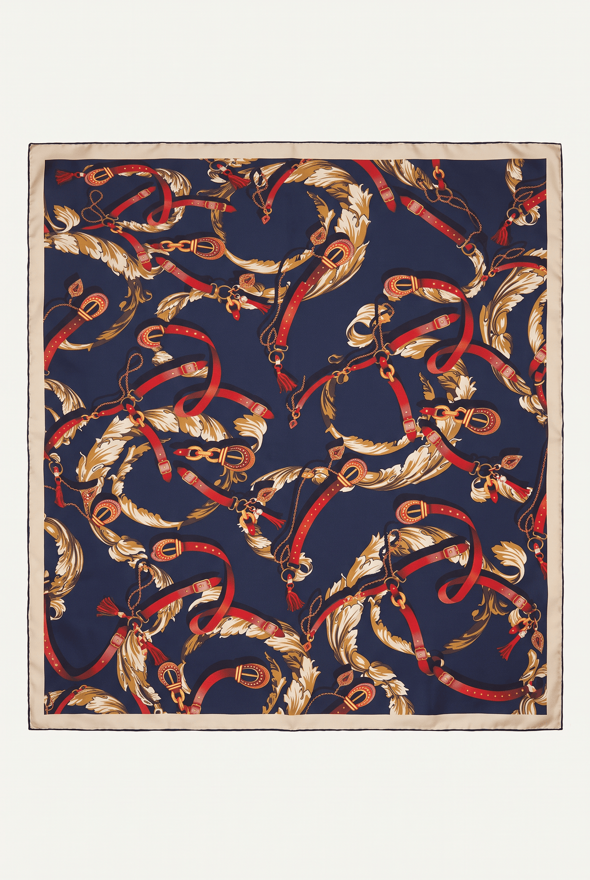 Armine 25 Yaz 9363 Saf İpek Twill Eşarp Kırmızı