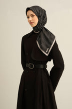 Armine 25 Yaz İpek Eşarp-1 Koyu Vizon