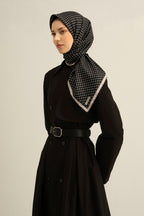 Armine 25 Yaz İpek Eşarp-1 Koyu Vizon