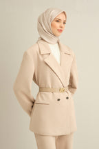 Armine 25 Yaz İpek Eşarp-1 Krem