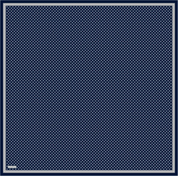 Armine 25 Yaz İpek Eşarp-1 Lacivert